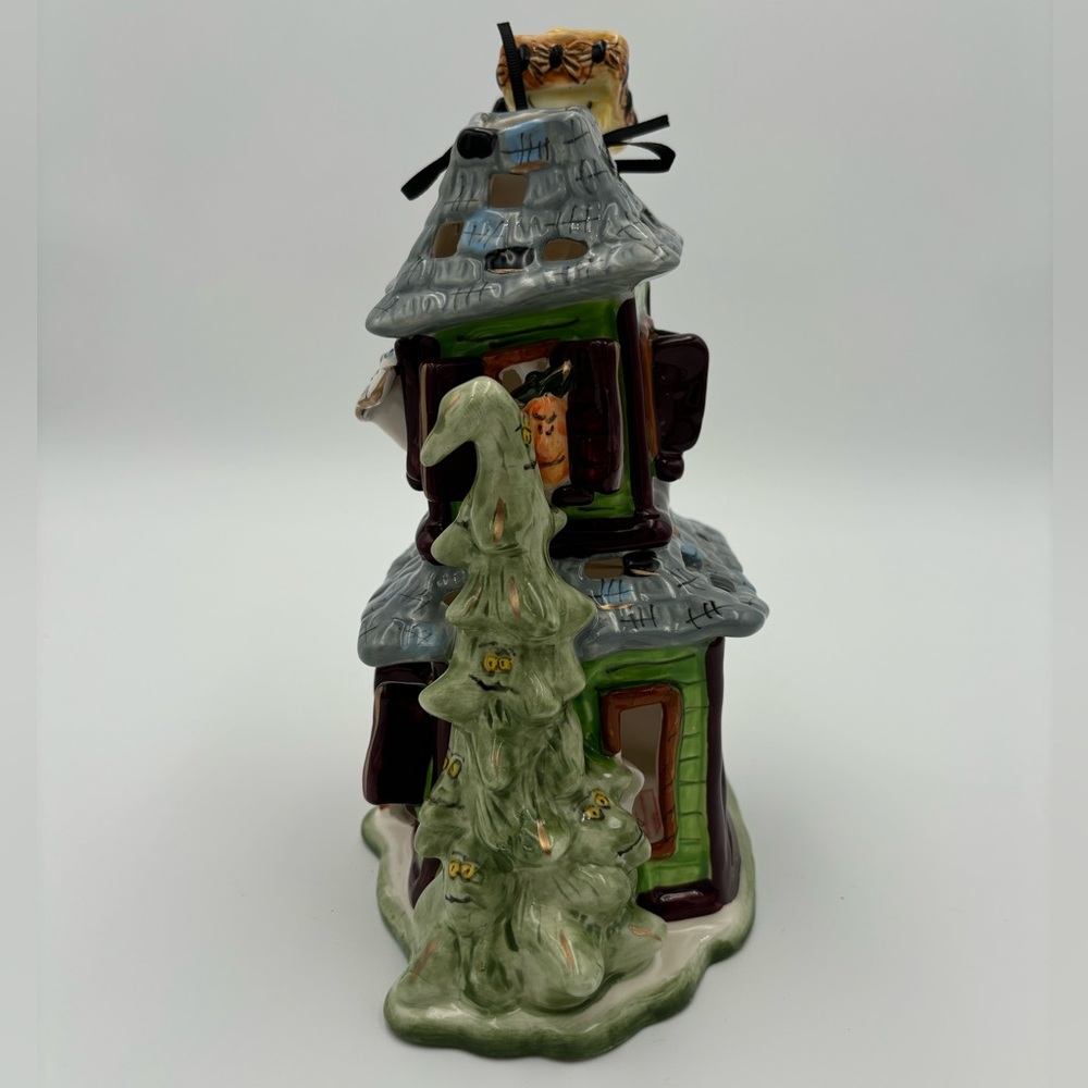 Blue Sky Howlin Mansion Ceramic Halloween Decor - Picture 4 of 5